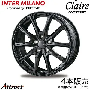 インターミラノ クレール GZ10 MX-30/MX-30EV DREJ3P/DRH3P アルミホイール 4本(18×7.5J 5-114.3 +48 ブラック)INTER MILANO CLAIRE GZ10
