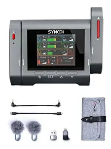 ワイヤレスマイク, SYNCO G3 双方向通信 音量調節 インイヤー音声モニタリング 伝送距離最大250m トリプルチャンネル Switch/iPhone/Android/一眼レフカメラ/ビデオカメラ/PC/レコーダーに対応,