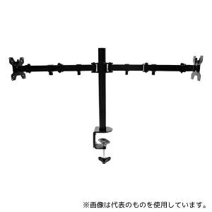 ビットストロング BS-MH26-KR デュアルモニタークランプ式アームスタンド(VESA規格、17～27型対応、LED・LCD対応)