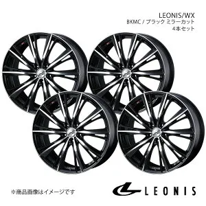 LEONIS/WX インプレッサWRX STI GRB/GRF/GVB/GVF ホイール 4本セット 0033905×4【18×8.0J 5-114.3 INSET42 BKMC】