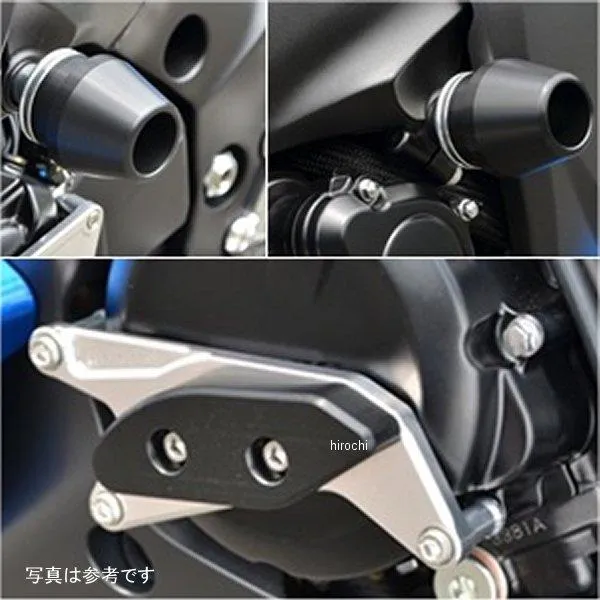 342-302-008X アグラス AGRAS レーシングスライダー フレーム φ60+ジェネレーターA ロゴ有り GSX-S1000/F 白 HD店