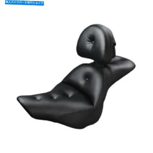 シート Saddlemen Explorer RSシートハーレーソフトのための背もたれ - 813-27-030RS Saddlemen Explorer RS Seat with Backrest for Harley Softails - 813-27-030RS【並行輸入品】
