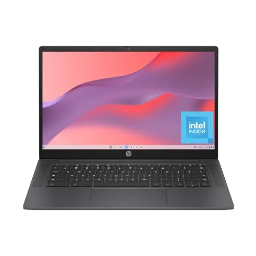 HP Chromebook 14インチ ノートパソコン HDディスプレイ Intel N100 4GB RAM 64GB eMMC Intel UHD Graphics Chrome OS 14a-nf0000nr (2024)