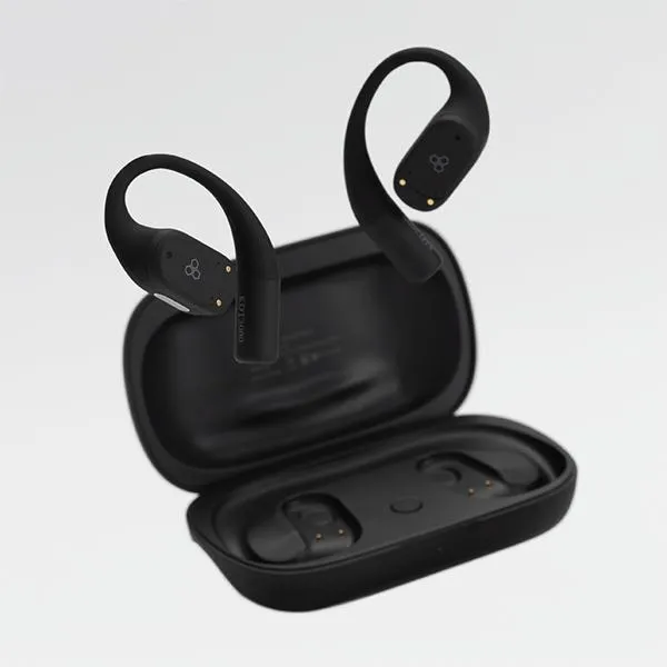 final KDT3000 BLACK ワイヤレス イヤホン Bluetooth 耳を塞がない オープンイヤー 耳掛け型 マイク付き マルチポイント ファイナル