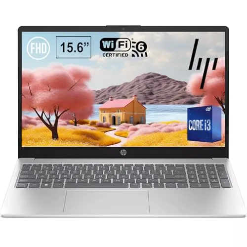 HP 15.6インチ FHD ノートパソコン | Intel Core 8コアプロセッサー | 32GB DDR4 RAM、2TB SSD | Windows 11 Home | シルバー | WiFi-6 | 720p True Visonカメラ | ア