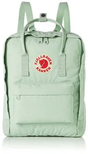 インコ 小鳥 バード トラベルキャリアー Fj?llr?ven Kanken Backpack - Durable Vinylon Fabric, Water-Resistant, Classic Design - School, Travel, Mint Green, One Size 【並行輸入品】