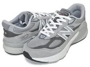 [ ポイント5倍&最大2000円OFFクーポン ] 【ニューバランス GC990 V6】NEW BALANCE GC990GL6 GREY グレー スニーカー レディース ガールズ KIDS MEDIUM ミディアム 990 GRAY
