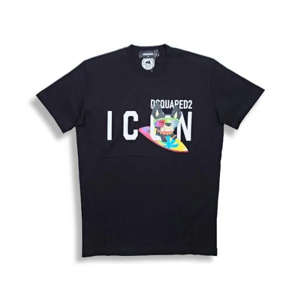 DSQUARED2 ディースクエアード S79GC0064 ICON CIRO COOL T-SHIRT メンズ 半袖 プリント Tシャツ 正規品 2023年春夏 送料無料