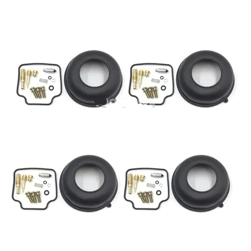 適合する XR650L NX650 GB500 1988-1994用 バイク用キャブレター修理キット 真空ダイヤフラムキット(Style D)