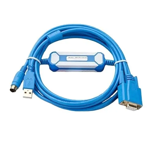 PLCプログラミングケーブル USB-1761-1747-CP3は、AB SLC 5/03 5/04 5/05 1000/1200/1500シリーズに適しており、WIN7/XP(金メッキバージョン)(2.5m)に対応。