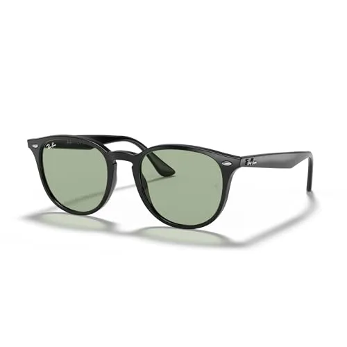 Ray-Ban (レイバン) サングラス RB4259F SHINY BLACK WITH LIGHT GREEN LENS アジアンフィット 軽量