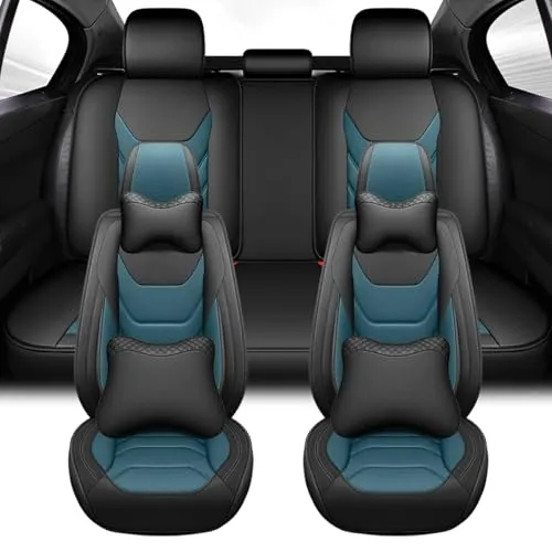 に適用 トヨタ 新型 プリウス 60系 65系 プリウスphv プリウスphev 2023年モデル 車 シートカバー 360°全包囲 通気性 カーシートカバー 立体デザイン 背もたれポケット付き 四季対応 分割デザイン 取り付け簡単 軽自動車/普通車用(青