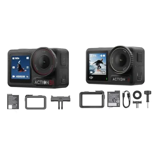 【2点セット【Amazon.co.jp限定】】DJI アクションカメラ Osmo Action 5 Pro エッセンシャルコンボ 小型 1/1.3インチセンサー付き 防水 4K/120fps映像 被写体トラッキング 手ブレ補正 + DJI Osmo Act