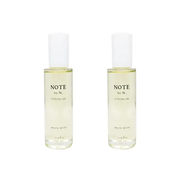 ● 2本セット ナプラ ノート バイ エヌドット スタイリングオイル ホワイト ムスク 100ml 美容室専売 サロン専売 スタイリング ヘアオイル NAPLA NOTE by N.