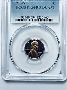 1973-S リンカーン記念堂 リバース セント PCGS PR69RD DCAM
