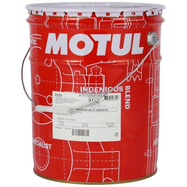 Kawasaki Premium Oil by Motul 10W-50 20L
