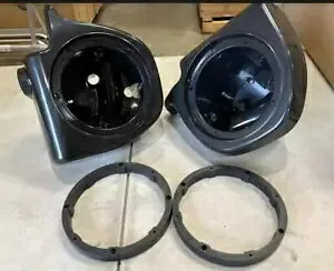 OS&D Advanblack 未塗装 6.5 インチ スピーカー ポッド 83'-13' ハーレー用 OS&D Advanblack Unpainted 6.5 SPEAKER PODS FOR 83'- 13' HARLEY 【並行輸入品】