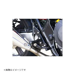 BABY FACE (ベビーフェイス) バックステップ 3ポジション 正/逆チェンジ可能 アルミ ブラック CB400SF Revo[NC42] 002-H018BK