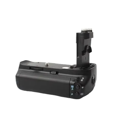 縦置きバッテリーグリップ、互換性がありますCanon EOS 60D 60Daカメラ対応、BG-E9代替品 、バッテリーパックを保持者