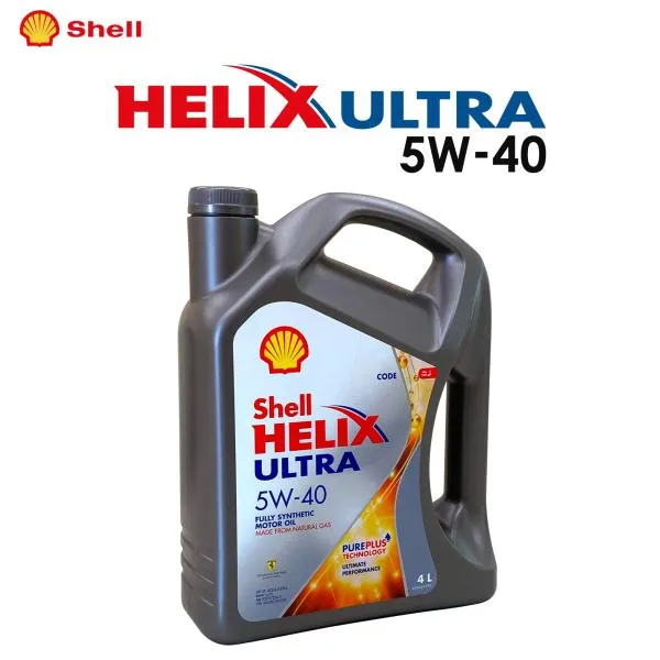 【4本セット】Shell HELIX ULTRA 5W-40 4L (シェル ヒリックス ウルトラ) エンジンオイル モーターオイル [並行輸入品] オイル交換