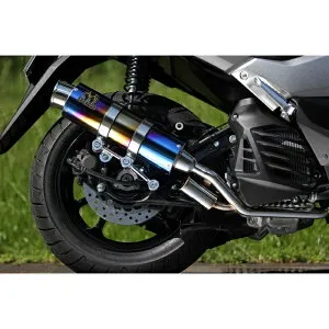 SP忠男 スペシャルパーツタダオ POWERBOX FULL フルエキゾーストマフラー ”S” TitanBlue NMAX155