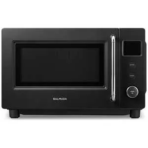 バルミューダ BALMUDA 電子レンジ 20L フラット BALMUDA The Range S ダイヤル操作 ヘルツフリー ブラック KRN01JP-BK