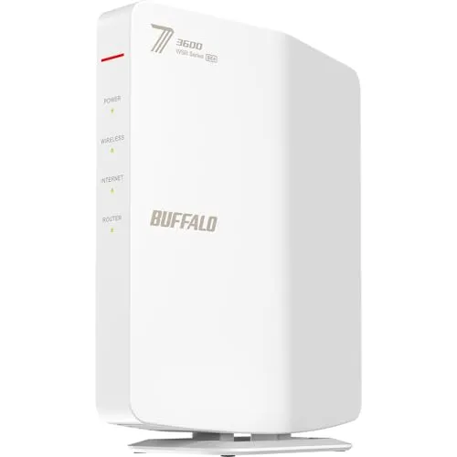 【Amazon.co.jp限定】バッファロー WiFi ルーター 無線 LAN Wi-Fi 7 11be デュアルバンド 2882+688Mbps エコパッケージ 【 iPhone 17 / 17e / 17 pro 動作確認済み 】 WSR3600BE4