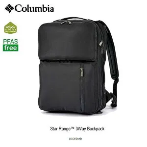 24L コロンビア PU8671 010 スターレンジ 3ウェイバックパック 24L ブラック Columbia Star Range? 3Way Backpack Black シリーズ人気の3wayバックパックがより実用的で快適に！ 撥水