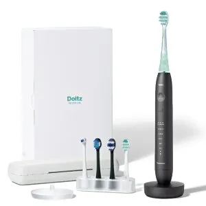 Panasonic｜パナソニック 電動歯ブラシ Doltz（ドルツ）プレミアム W音波振動ハブラシ スマート スペースブラック EW-DT88-K [ドルツ /音波振動式 /AC100V-240V]