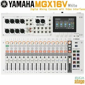 【新製品】YAMAHA MGX16V W(White)22-Channel Digital Mixing Console with Video Interface SMGX16VW ヤマハ 22チャンネル デジタル ミキシング コンソール ウィズ ビデオ インターフェース【Stage-Rakuten Public Address・Desk