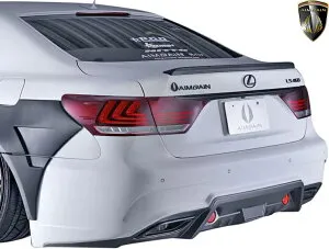 【M's】レクサス 40系 後期 LS460 LS600h F-SPORT用 (2012.10-2017.10) AIMGAIN 純VIP GT リアバンパー Type-1 エイムゲイン エアロ レクサスエアロ LSエアロ エアロパーツ リヤバンパー LEXUS LS Fスポーツ USF40 UVF45