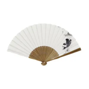 大西賢製販 Ripple メンズ扇子 23cm 鯉 白 S20-MN04 18個セット