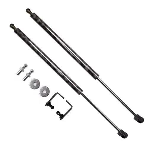 XIANGSHANG クラウンクロスオーバー TZSH35/AZSH35 ボンネットダンパー フードダンパー 車いじり ボンネットフードダンパー 日本語取付説明書 左右セット 2本組 黒カーボン [並行輸入品]