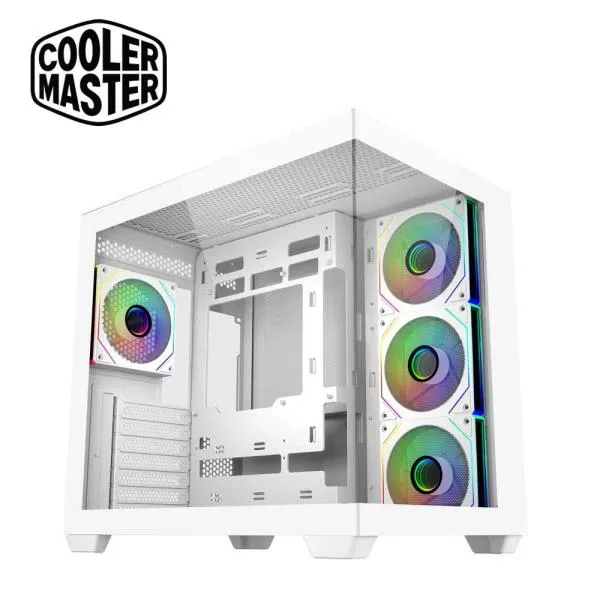 Cooler Master｜クーラーマスター ATX、Micro-ATX、Mini-ITX対応 ミドルタワー型PCケース Elite 681(ホワイト) E681-WHNN-S00 返品種別B