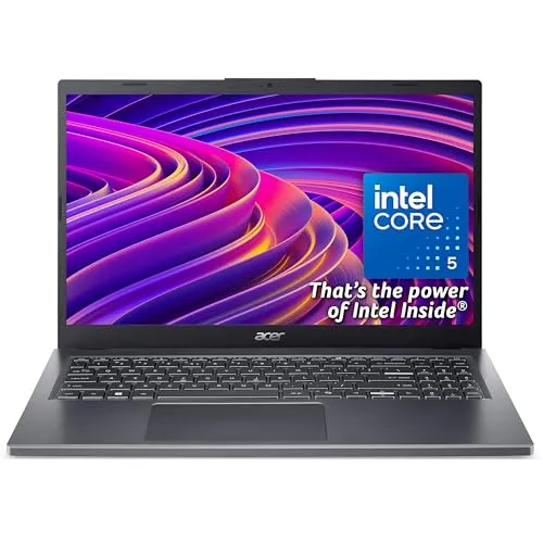 acer Aspire 15 ノートパソコン | 15.6インチ フルHD 1920 x 1080 IPS | Intel Core 5 プロセッサー 120U | Intel Graphics | 16GB LPDDR5 | 512GB Gen4 SSD