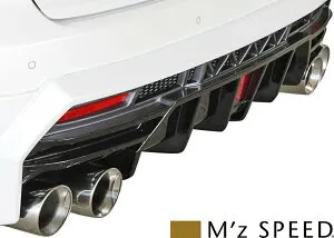 【M's】 レクサス 10系 NX NX200t NX300 (2014/7-) M'z SPEED LUV LINE MZ59 エキゾーストシステム 左右4本出し マフラー エムズスピード LEXUS エアロ パーツ 10NX ノーマル F-SPORT Fスポーツ オーバル スポーツマ