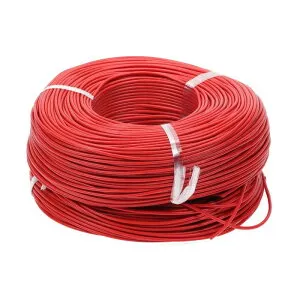 Partuto 1 Pcs 16AWG ユニバーサルグラウンドワイヤーカーラジオ、自動車、カースピーカーパワーワイヤー完全絶縁&ソフトタッチジャケットTCレッド1001FT