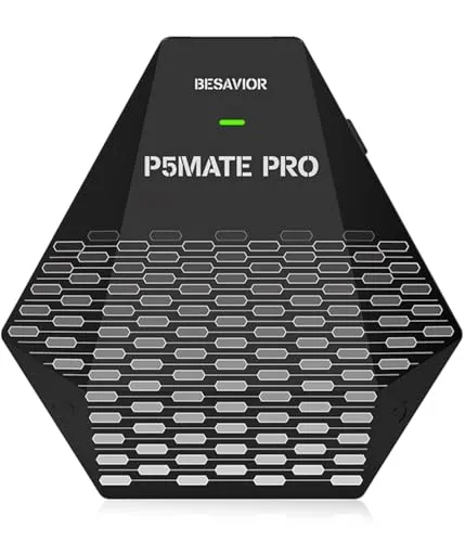 Besavior P5Mate Pro 2026年 PS5/PC用 ゲーミングコンバーター アダプター 有線/無線接続 1000Hz 0.001秒超低遅延 プラグアンドプレイ リモートプレイ不要 マクロ機能搭載 振動バイブ対応 XIM MATRIX APE