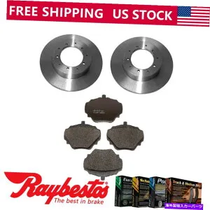 brake disc rotor 1994年から1997年にセットされたリアブレーキローター +メタリックブレーキパッドランドローバーディフェンダー90 Rear Brake Rotors + Metallic Brake Pads Set For 1994-1997 Land Rover Defender 90【