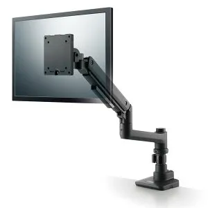 (LINEクーポン有)ELECOM エレコム DPA-SL09BK モニターアーム シングル ディスプレイ 支柱付 高耐荷重 ガススプリング式 クランプ式 グロメット式 5軸 ブラック DPASL09BK