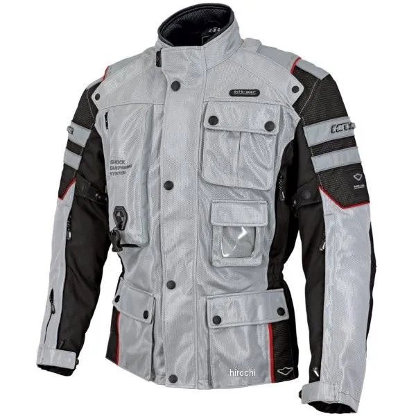 Motorrad-2 Mesh Motorrad-2 ヒットエアー hit-air エアバッグメッシュジャケット ライトグレー Lサイズ HD店
