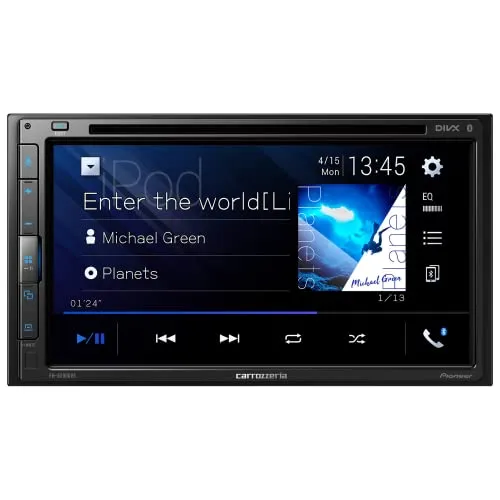 Pioneer ディスプレイオーディオ FH-8500DVS 6.8インチ 2DIN AppleCarPlay AndroidAuto対応 CD DVD USB Bluetooth iPod iPhone AUX DSP カロッツェリア