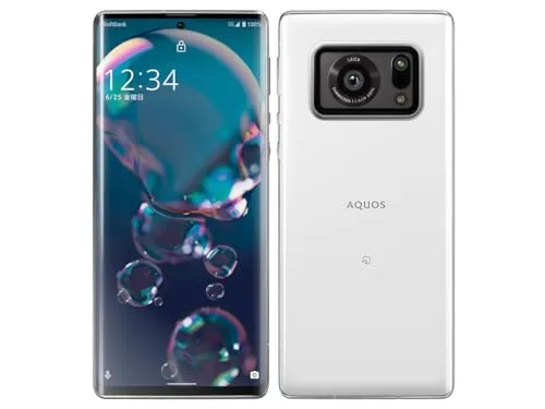 【整備済み品】AQUOS R6 OS種類：Android 11 販売時期：2021年夏モデル 画面サイズ：6.6インチ 内蔵メモリ：ROM 128GB RAM 12GB バッテリー容量：5000mAh (A101SH（Softbank版）, ホワイト)