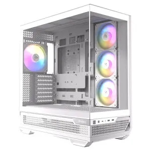 ANTEC E-ATX ミドルタワーケース Constellation C7 ARGB White ピラーレス式