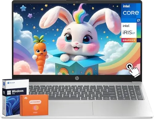 HP (エイチピー) 15.6 タッチスクリーンノートパソコン ビジネス用 15.6インチ FHD タッチディスプレイ Intel 第13世代 i7-1355U 32GB DDR4 RAM 2TB SSD Iris Xe Graphics 高速充電 Win