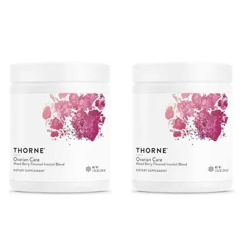 Thorne (ソーン) 女性用サプリメント Ovarian Care ミックスベリー風味 イノシトール・CoQ10配合 パウダー 214g (7.55oz) 2個セット 【合計428g/120回分】