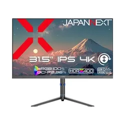 液晶ディスプレイ 31.5型/3840×2160/HDMI×1、DP×1、USB-C×1/ブラック/スピーカー有/2年保証