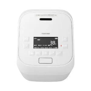 東芝 真空圧力IHジャー炊飯器 (3.5合炊き) 炎匠炊き RC-6MGX(W) グランホワイト RC6MGXW (納期目安1-2週間)