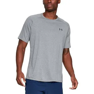 アンダーアーマー メンズ トップス シャツ 半袖 Under Armour Tech 2.0 Short-Sleeve Shirt - Men's Steel Light Heather/Black ブラック