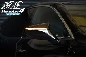 [オープニングライト機能付きVer.4] レクサス LC ES LBX LEDウインカーレンズキット 左右 シーケンシャル サイドミラー ドアミラー LEXUS LC500 コンバーチブル URZ100 LC500h GWZ100 ES300h AXZH10 AXZH11 MAYH10 MA